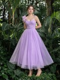 Midi Romantic Tulle Gown – Elegant Dress for Garden Weddings, Charity Galas & Summer Soirées