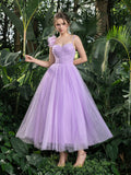 Midi Romantic Tulle Gown – Elegant Dress for Garden Weddings, Charity Galas & Summer Soirées