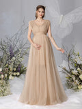 Maternity V Neck Backless Mesh Party Dress