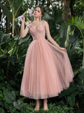 Midi Romantic Tulle Gown – Elegant Dress for Garden Weddings, Charity Galas & Summer Soirées