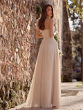 One-Shoulder Floor-Length Gown with 3D Floral Detail & Ruched Bodice | Elegant A-Line Evening Dress for Formal Party & Wedding Guest